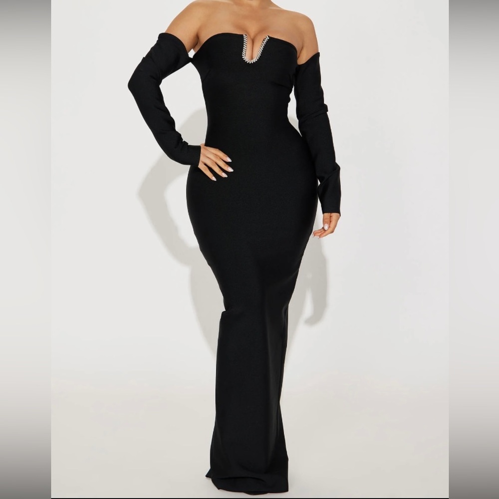 Brand new black Maxi dress - XL